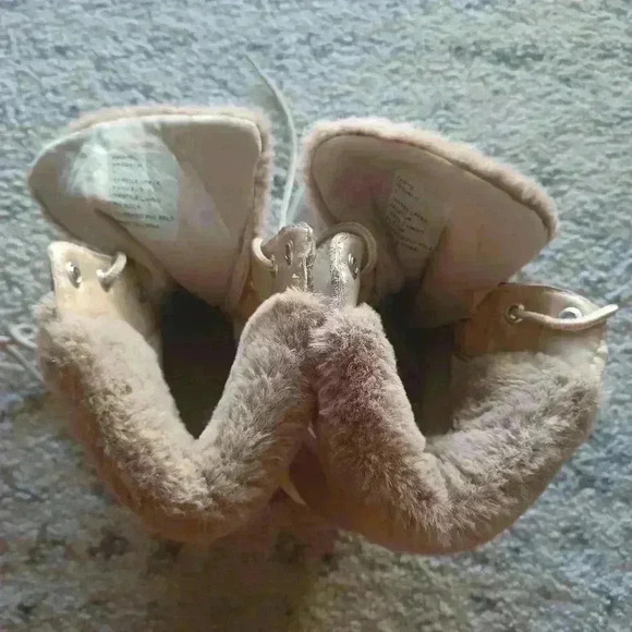 Madden Girl Womens Provo Faux Fur Beige Boot 7 - Picture 10 of 14